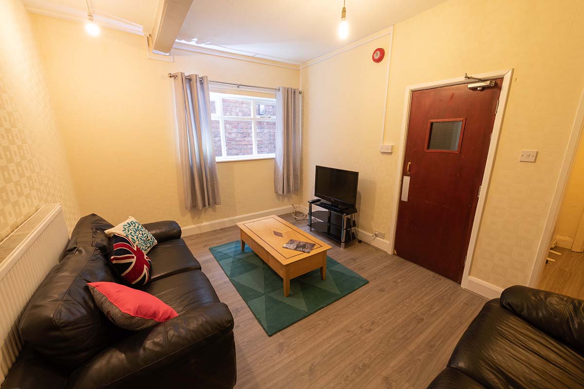 Church Street Property, Ormskirk; Student House lounge area