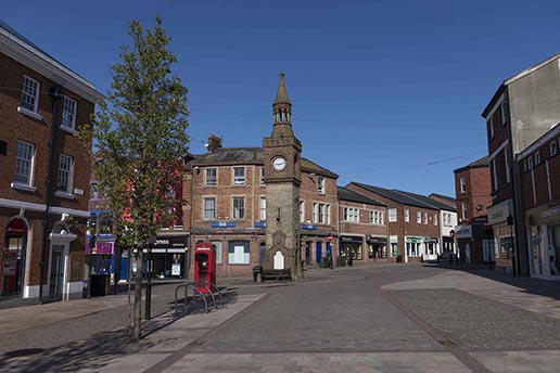 Ormskirk Town Centre Clock Tower